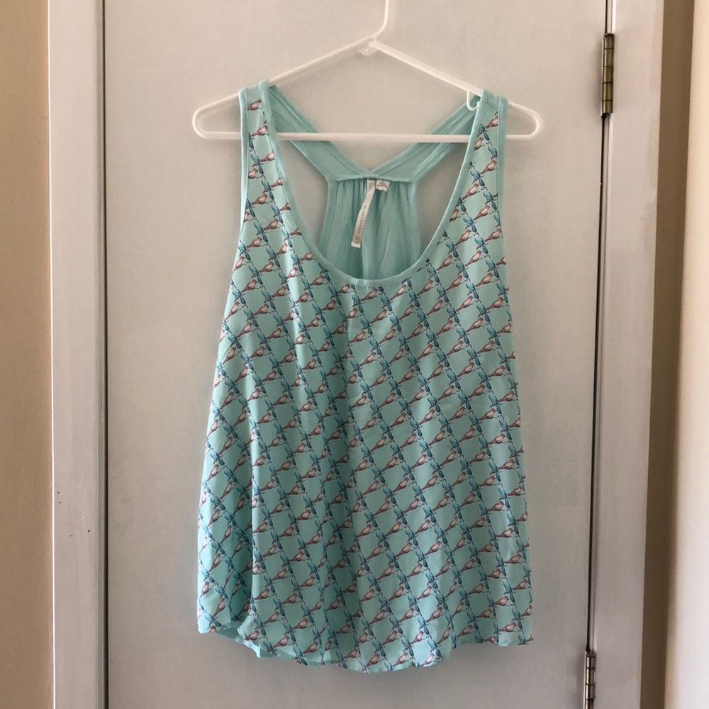 Tank top with birds